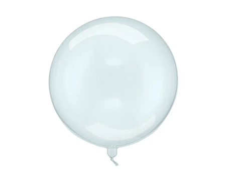 Balon Kula, 40cm, transparentny niebieski
