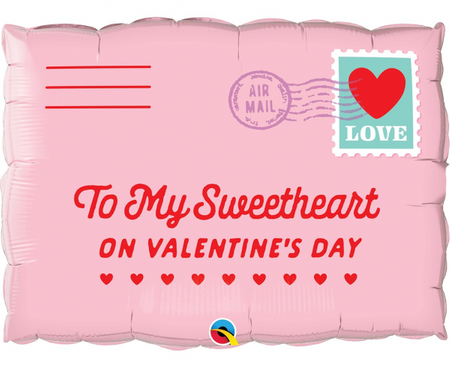 Balon foliowy 30" QL SHP "Addressed To My Sweetheart"