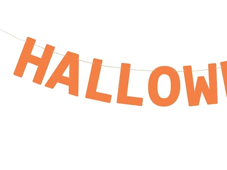 Baner Halloween, 2.5 m, pomarańczowy
