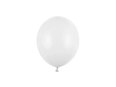 Balony Strong 12cm, Pastel Pure White
