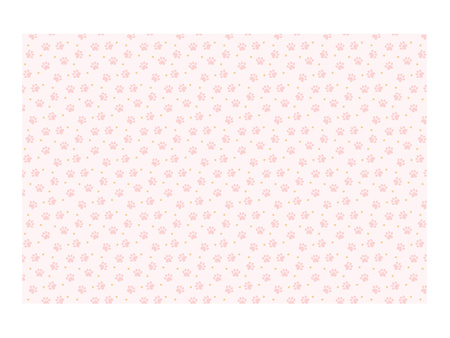 Obrus papierowy Łapki, mix, 180x120 cm