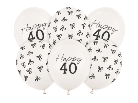 Balony 30 cm, 40, Pastel Off-white (6szt)