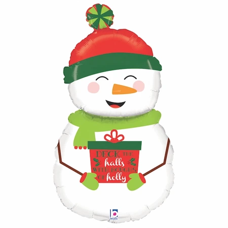 Balon foliowy Holiday Snowman 40" - 102 cm