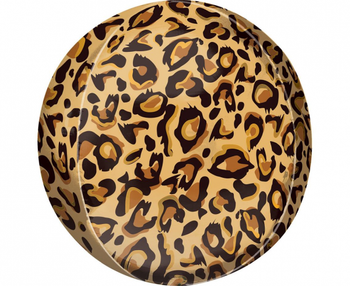 Balon foliowy ORBZ - Kula Orbz Leopard Print