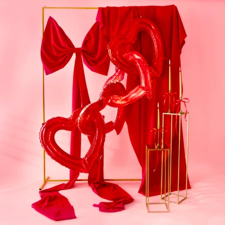 Balon foliowy ramka w kształcie serca 69X70 cm 1 szt.