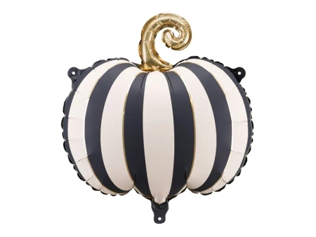 Balon foliowy Dynia w paski, 39x38 cm