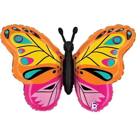 Balon foliowy Colorful Butterfly 30" - 76 cm