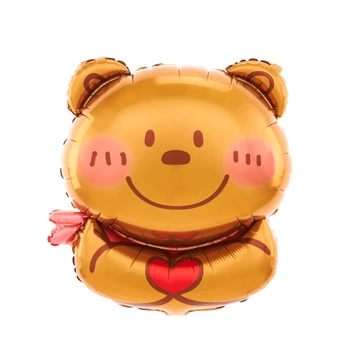 Balon foliowy Miś z serduszkiem 58x75cm