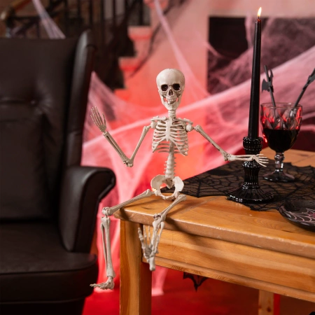 Wiszący szkielet Halloween 50 cm