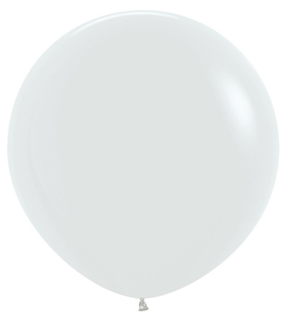 Balony White Pastel 36", 1 szt