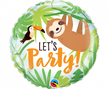 Balon foliowy 18 cali QL RND Let's party