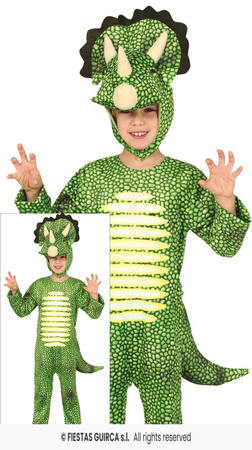 Strój Triceraptora, dinozaura dla chłopca 115-123 cm