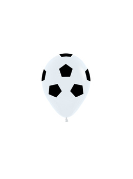 Balony 5", z nadrukiem "Piłka nożna", 50szt