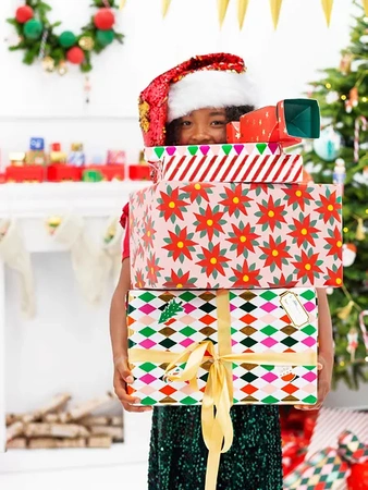 Naklejki świąteczne Zimowy las, mix