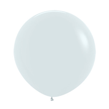 Balony White Pastel 24", 3 szt