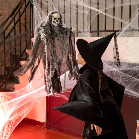 Dekoracja Halloween wisząca Kostucha
