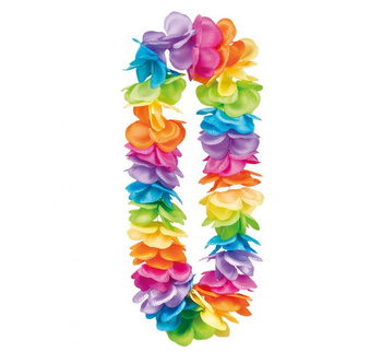 Naszyjnik hawajski Rainbow Deluxe XL
