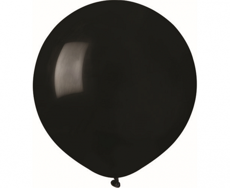 Balony G150 pastel 19" - czarne 14 / 1 szt 