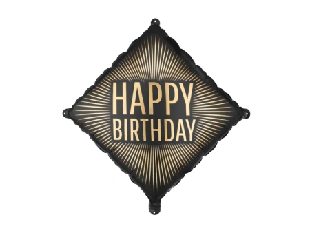 Balon foliowy ''Happy Birthday'', 46x46 cm, mix