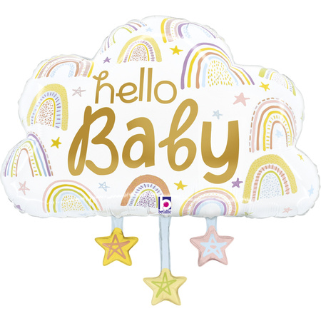 Balon Grabo 28'' Hello Baby Cloud 