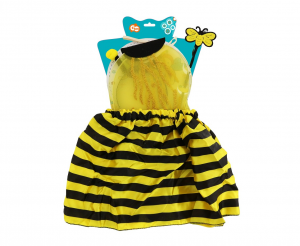 Strój dla dzieci "Pszczółka" (spódniczka, skrzydła, opaska, różdżka