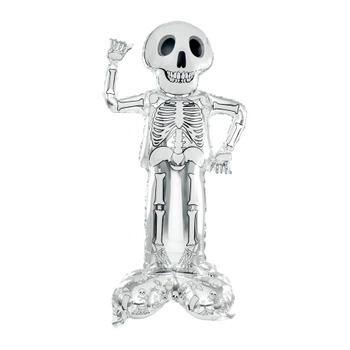 Balon foliowy stojący Kościotrup Halloween 156cm