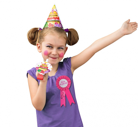 Kotylion "Moje Urodziny", różowy