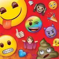 Serwetki Emoji, 16.51 x 1.11cm