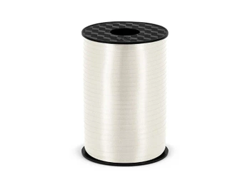 Wstążka plastikowa, biały, 5mm/225m