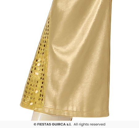 Strój Złota Tancerka Disco lata 80-te, 90-te, rozm. S