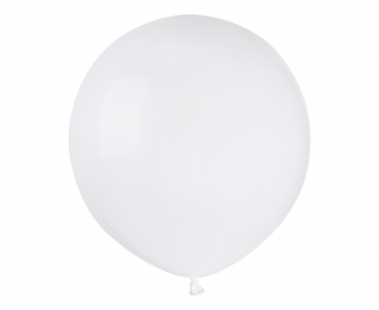 Balony G150 pastel 19" - białe 01/ 1 szt.
