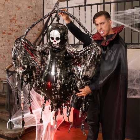 Balon foliowy Śmierć z łańcuchami Halloween 118 x 150 cm