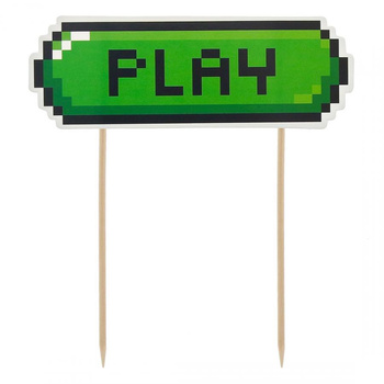 Dekoracja na tort Game On - Play