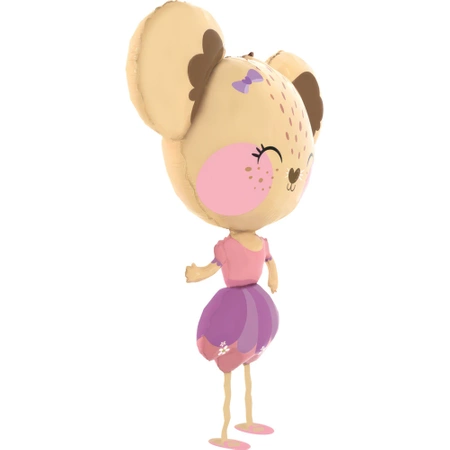 Balon foliowy Grabo Myszka Balerina Chodząca 36" - 91 cm