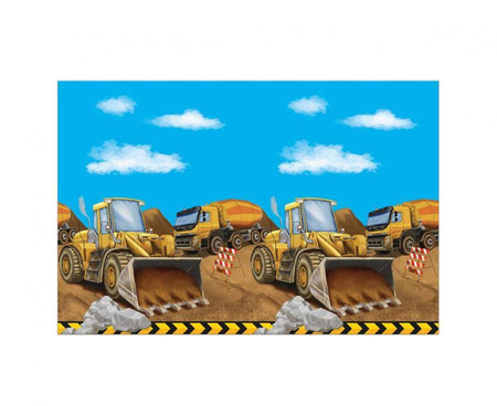 Obrus plastikowy Construction, 120x180 cm