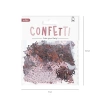 Konfetti foliowe 15 g - rose gold napis Happy Birthday