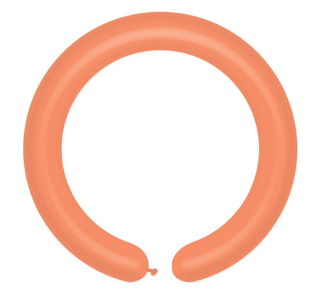 Balony D4 - Rurki włoskie pomarańczowe 04/ 100 szt.