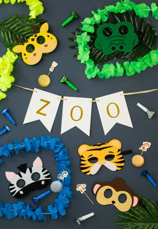 Maska filcowa Krokodyl 1szt