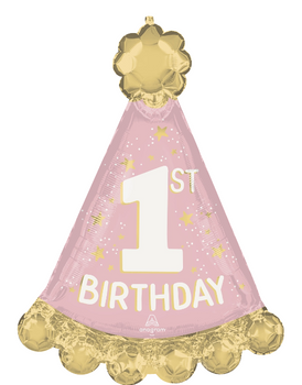 Balon foliowy Anagram 34'', Little Miss One-derful 1st Birthday