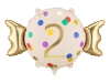 Balon foliowy Cukierek ''2'', 61x37 cm, mix