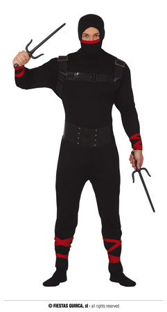 Strój Ninja dla dorosłych, rozm. L