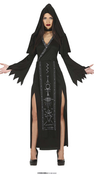 Strój dla dorosłych "Czarna suknia", rozm. L