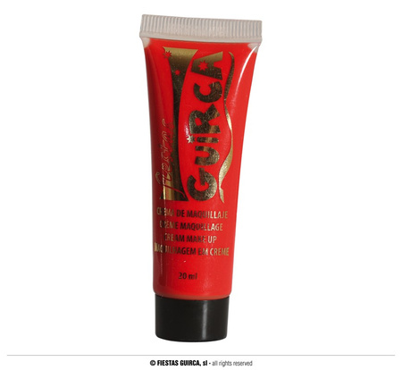 Farba krem do malowania twarzy, czerwony, 20ml