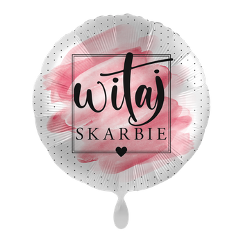 Balon foliowy 18" Witaj Skarbie - Hello Dear