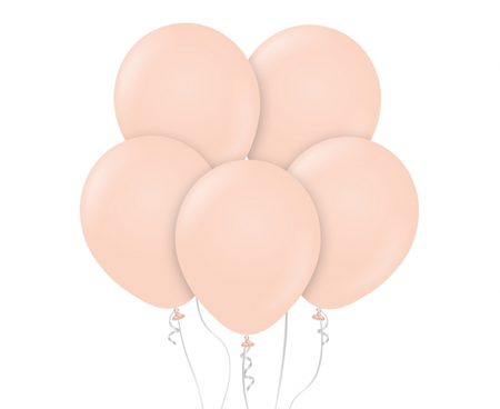 Balony Beauty&Charm, makaronowe brzoskwiniowe 12"/ 10 szt.