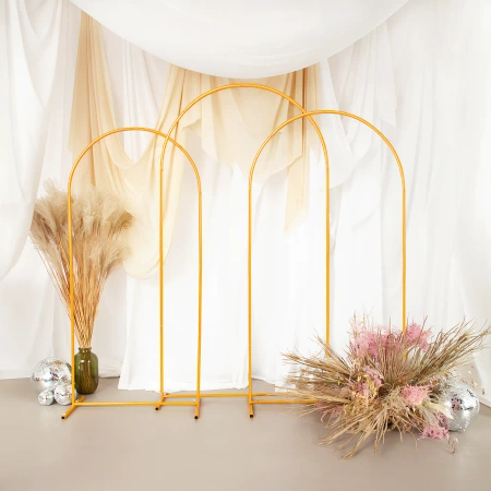 Stojak stelaż do balonów złoty łuk zestaw 80x180cm
