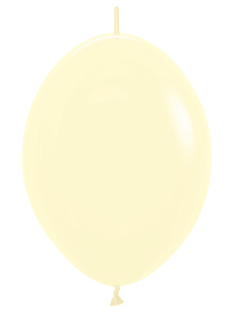 Balony Sempertex LINK Matte Yellow 12", 50 szt.
