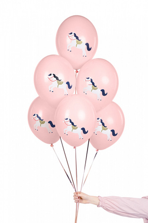 Balony 30 cm, Konik, Pastel Pale Pink