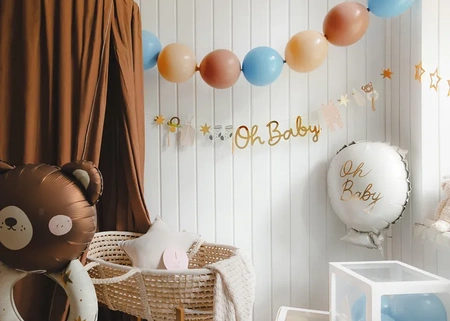 Balony z łącznikiem, 33 cm, jasny niebieski