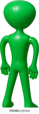 Dmuchany zielony kosmita, 85cm